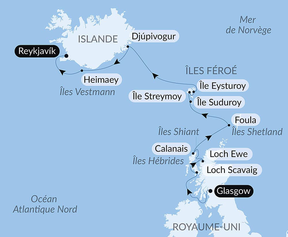 Archipels sauvages de l’Atlantique Nord  null