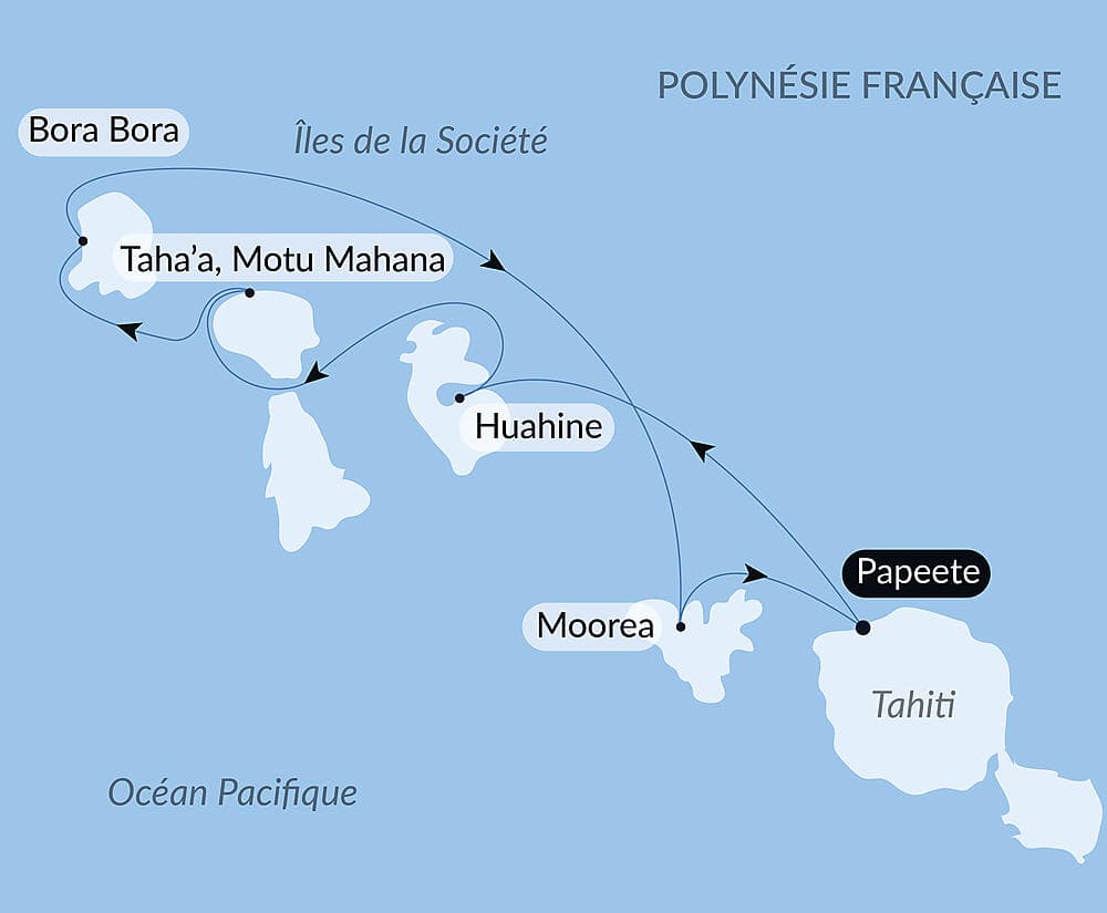 Tahiti et les îles de la Société null