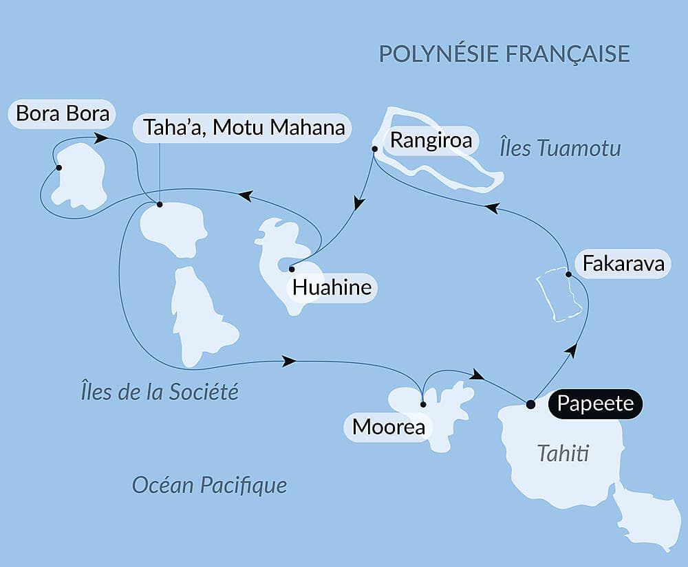 Îles de la Société et Tuamotu